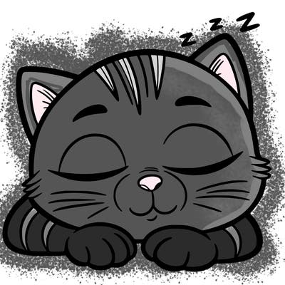 sleepy cat