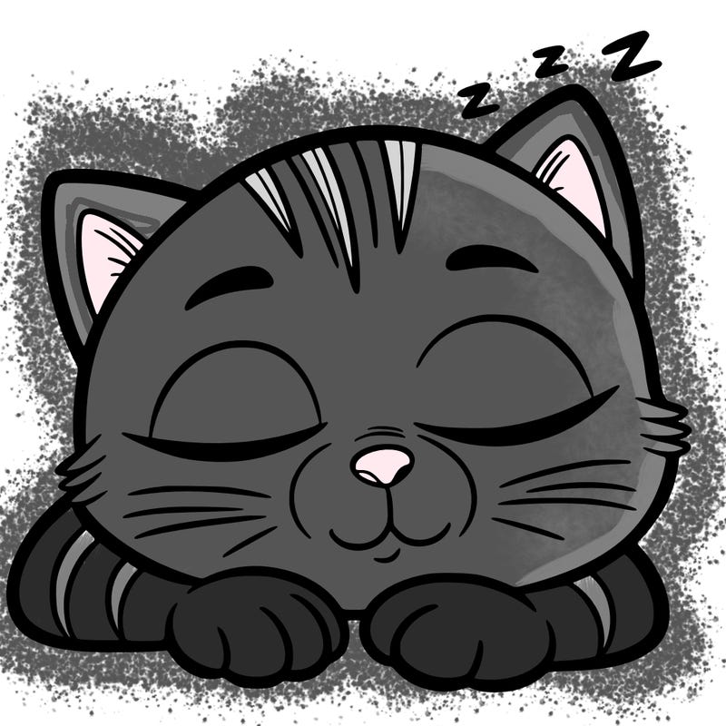 sleepy cat