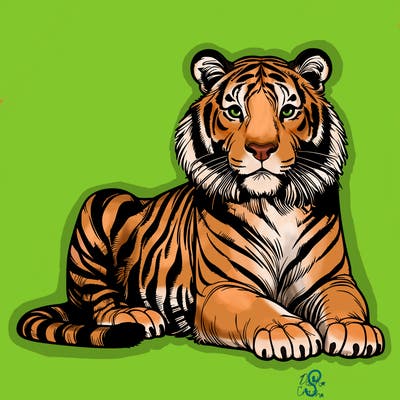 realistic tiger