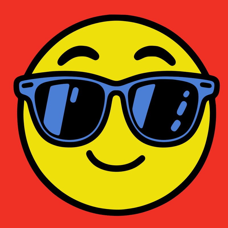 emoji with sunglasses