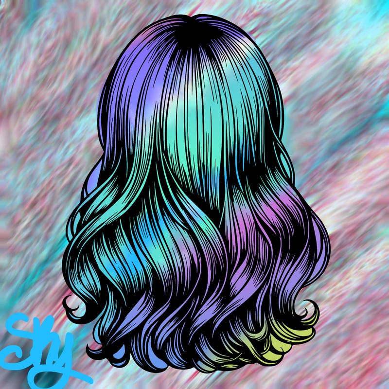 hair relistic  girl