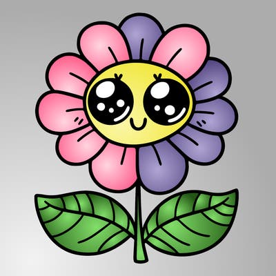 flower with eyes