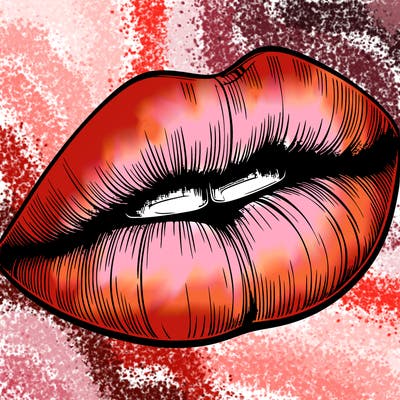 realistic lips