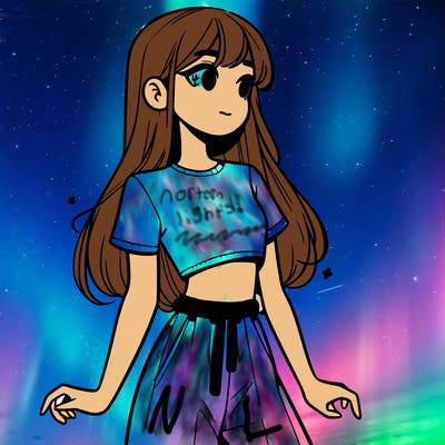 girl in a cute crop top