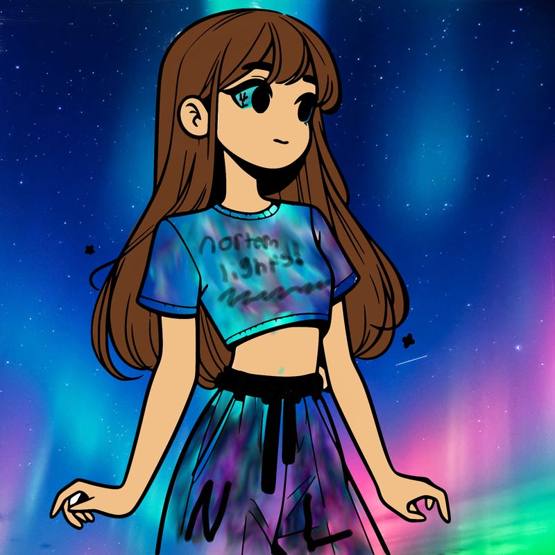 girl in a cute crop top