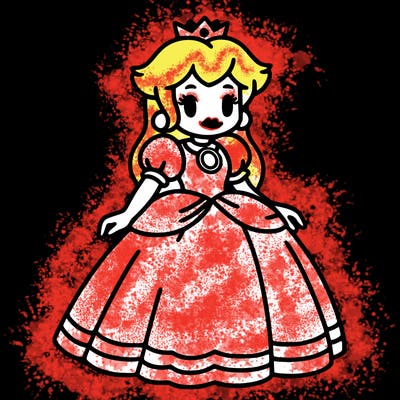 princess peach from mario