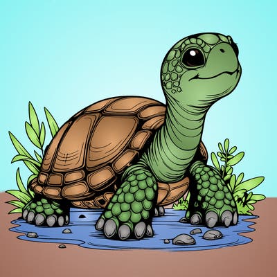 realistic turtle