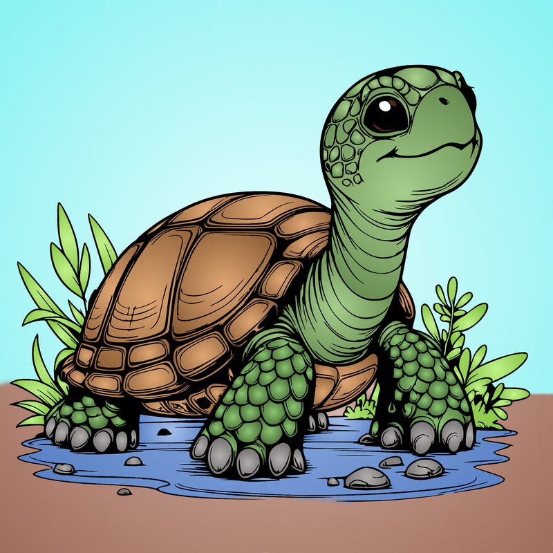 realistic turtle