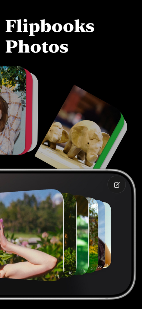 Interactive 3D digital photo albums and yearbooks on the FlipYear mobile app