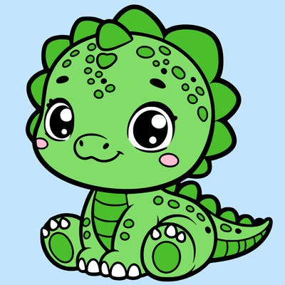 cute baby dinosaur