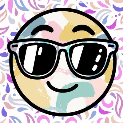 emoji with sunglasses