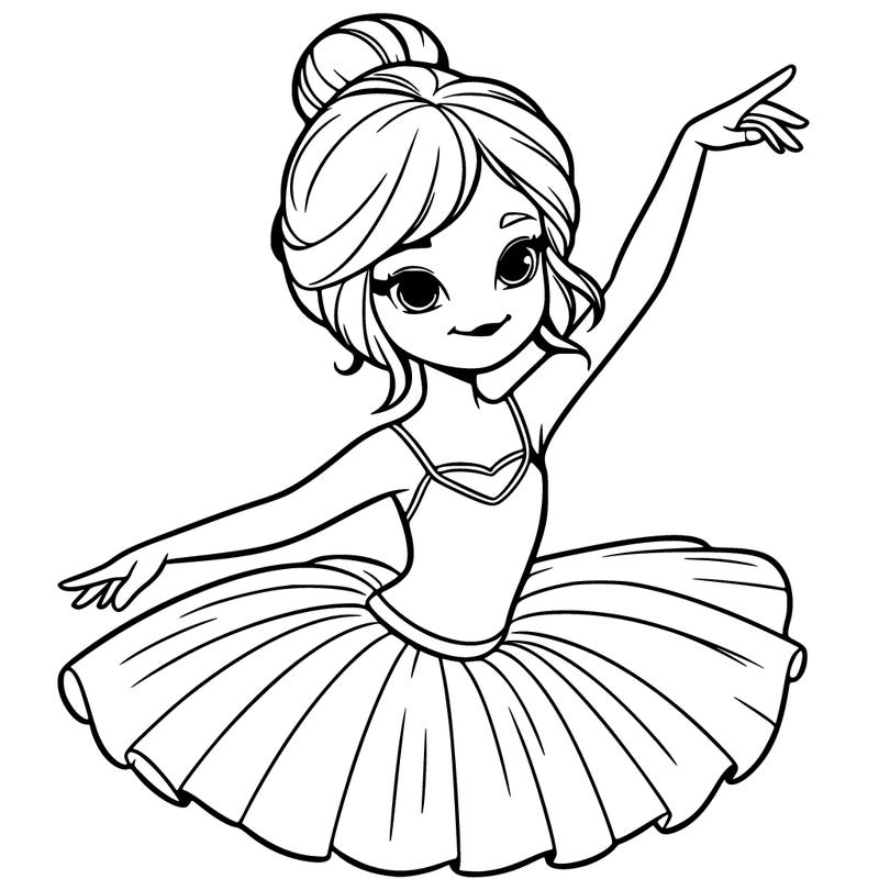 beautiful girl ballet dancer