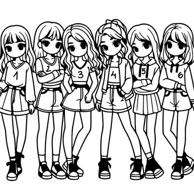 teenage girl squad