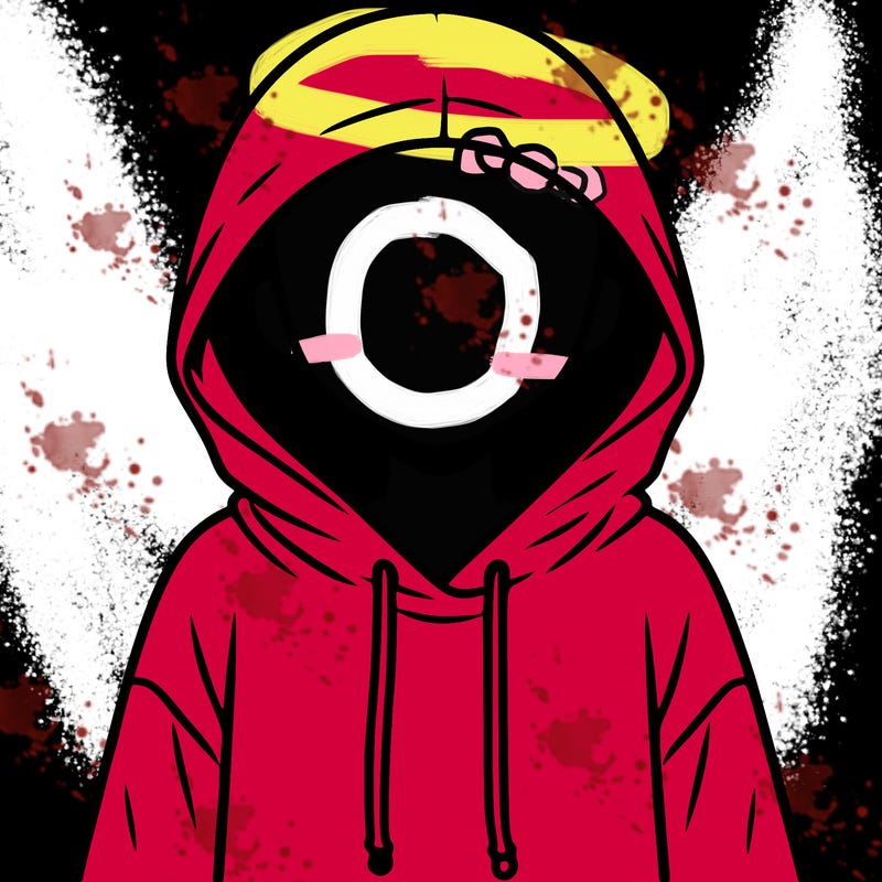 faceless girl in hoodie