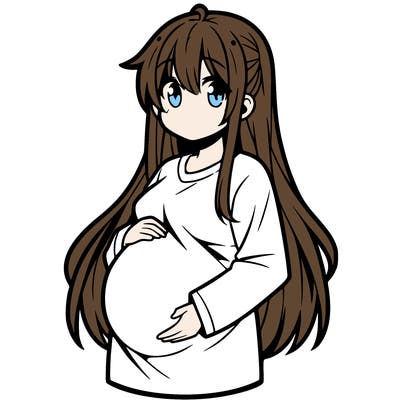 pregnant anime