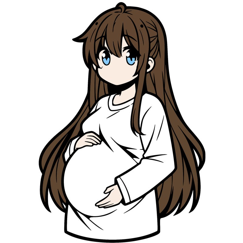 pregnant anime
