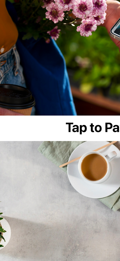 An iPhone displaying the Tap to Pay feature for a small business transaction