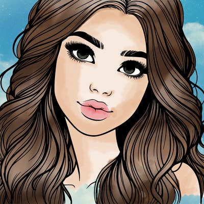 beautiful realistic girl