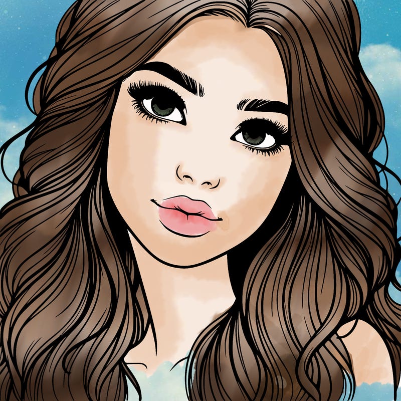 beautiful realistic girl