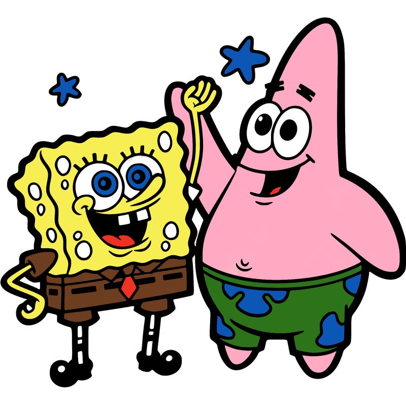 sponge bob with patrick