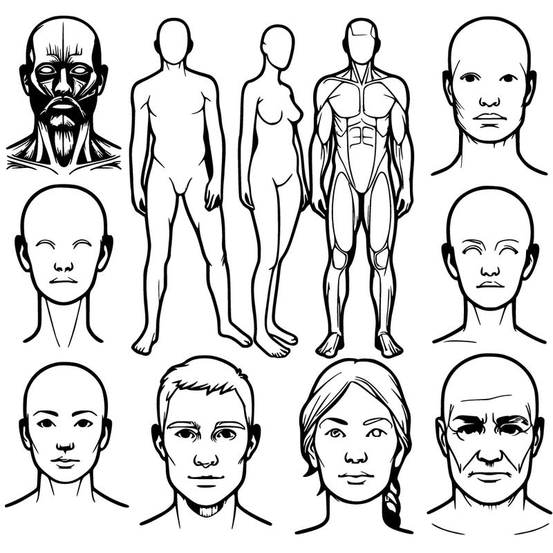realistic human beings