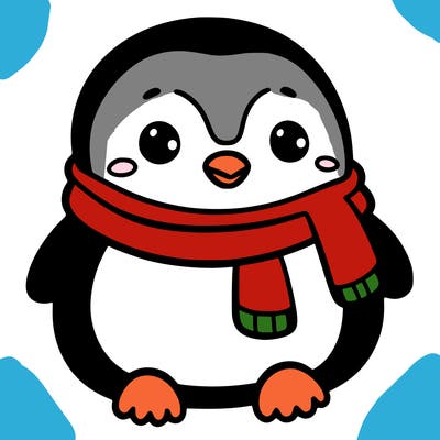 cute penguin