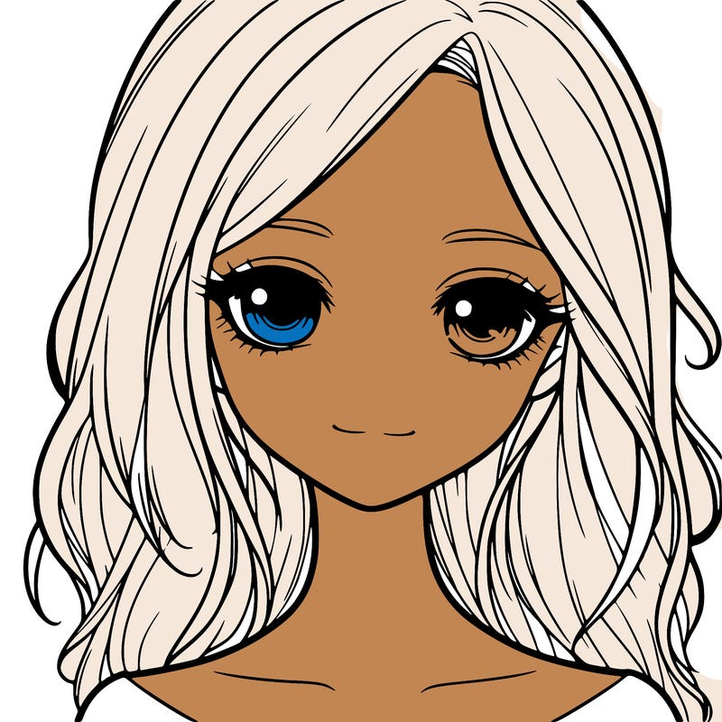 a realistic pretty girl