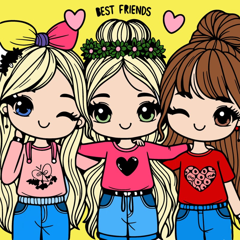best friends girls