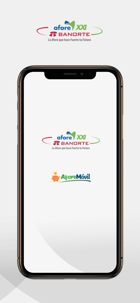 AforeMóvil XXIB - AforeMovil XXIB app splash screen with Banorte logo