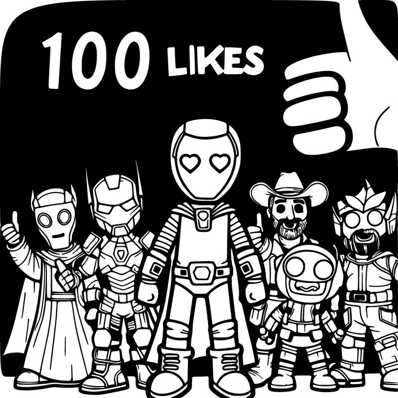 1000 likes