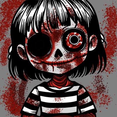 creepy girl
