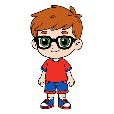 boy with glasse