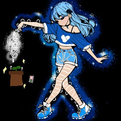 realistic girl danceing