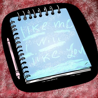 a blank sketch pad
