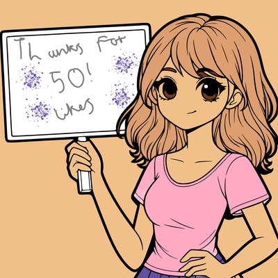 realistic girl holding up a plain sign