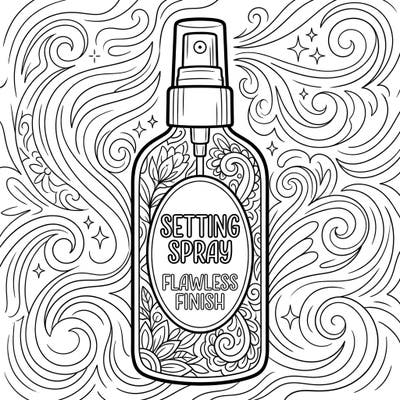 Discover a serene coloring experience with our setting spray design, specially crafted for seniors with large print and clear outlines. Immerse yourself in the swirling patterns and create a beautiful masterpiece effortlessly.