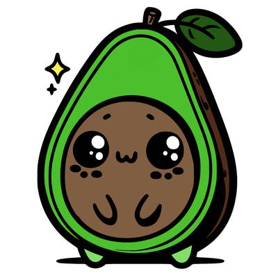 cute avocado