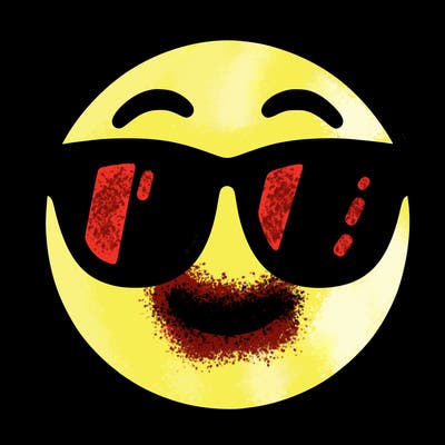emoji with sunglasses