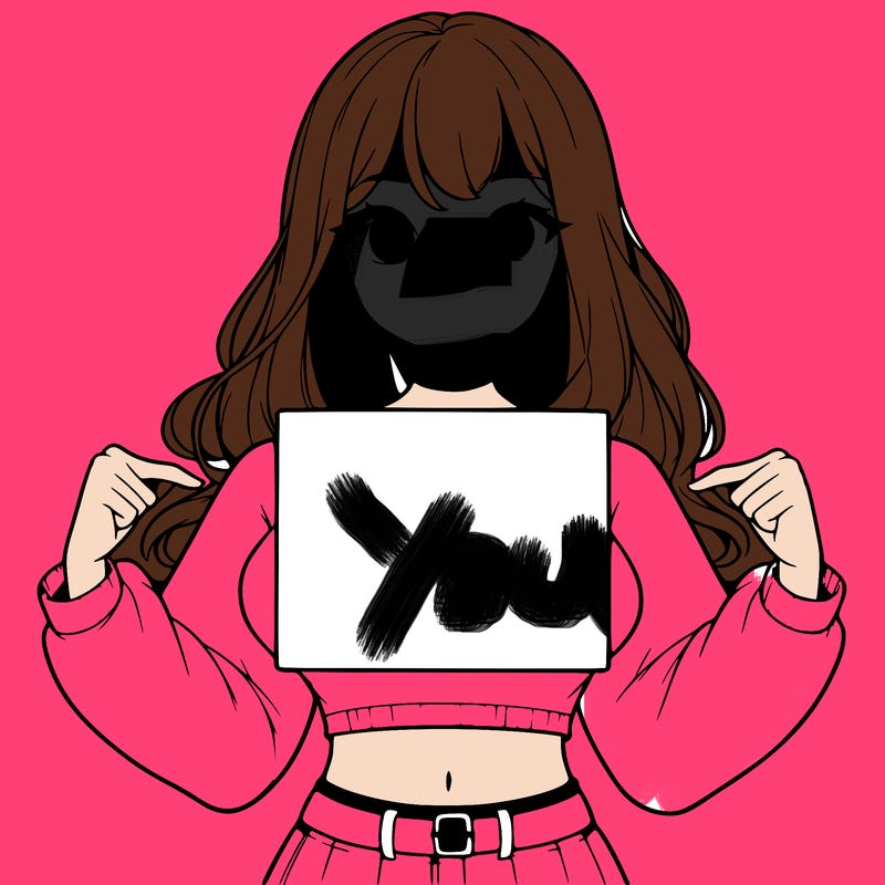 girl holding a blank sign in a long sleeve crop top