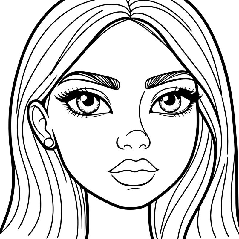 female face
