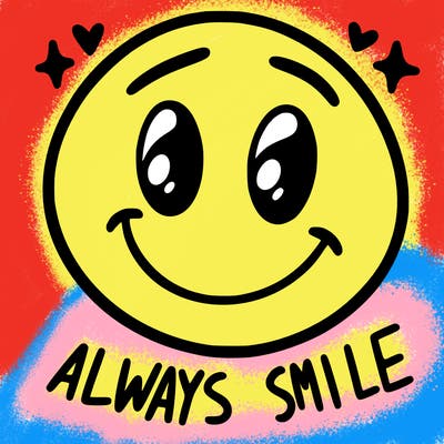 always smile