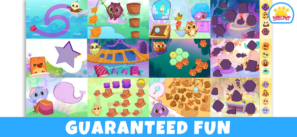 Bibi Jungle: Game for Toddlers - Lernspiele und Aktivitäten für Kleinkinder in Bibi Jungle.