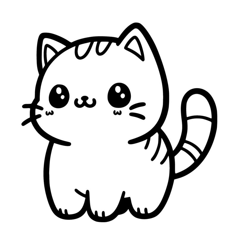 cat simple cute