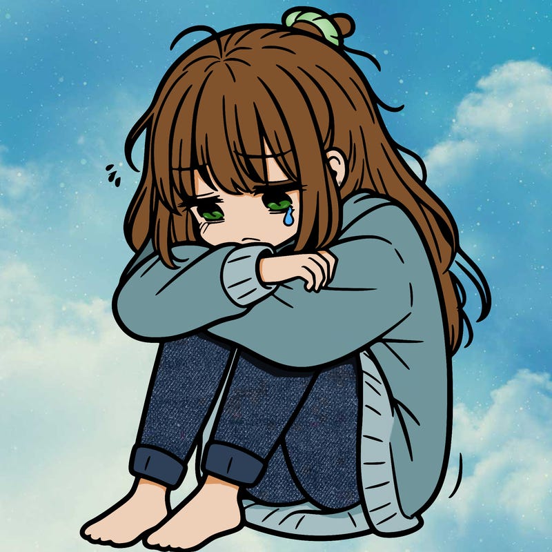 depressed girl