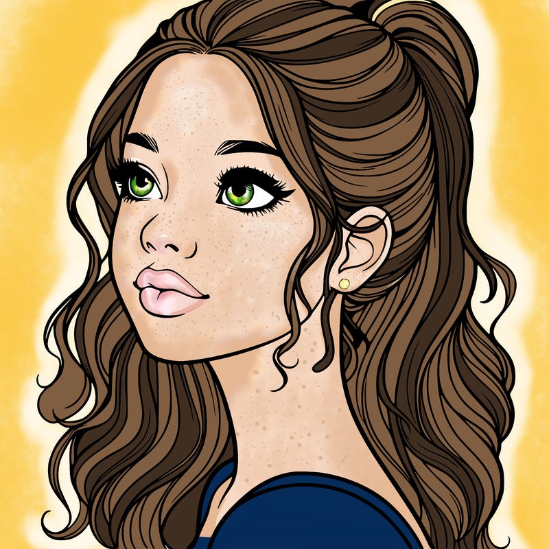 beautiful realistic girl