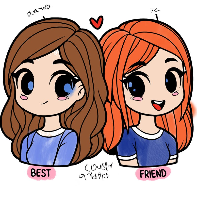 2 girl bff