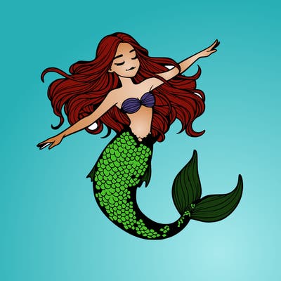 mermaid realistic