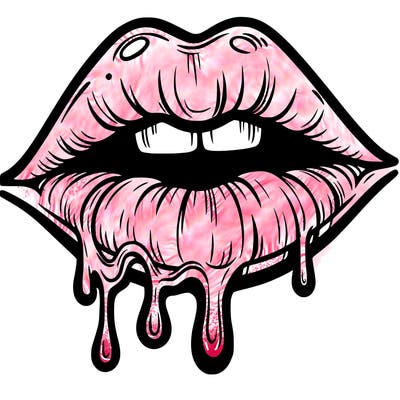 lips that look realistic and drip