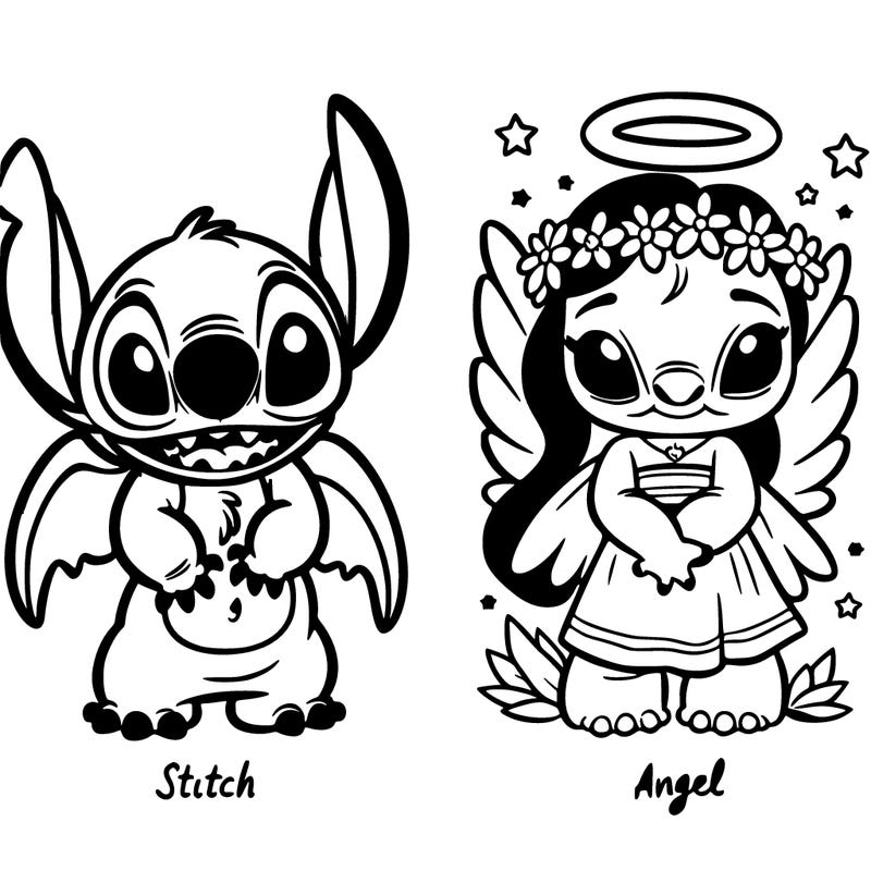 stitch and angel