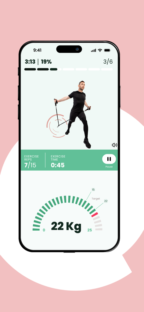 Habeats fitness - Rastreamento de exercício em tempo real no aplicativo Habeats fitness com medidor de peso e contador de repetições
